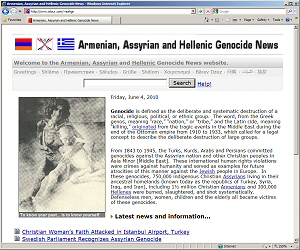 Armenian, Assyrian and Hellenic Genocide News