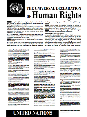 United Nations: The Universal Declaration of Human Rights.